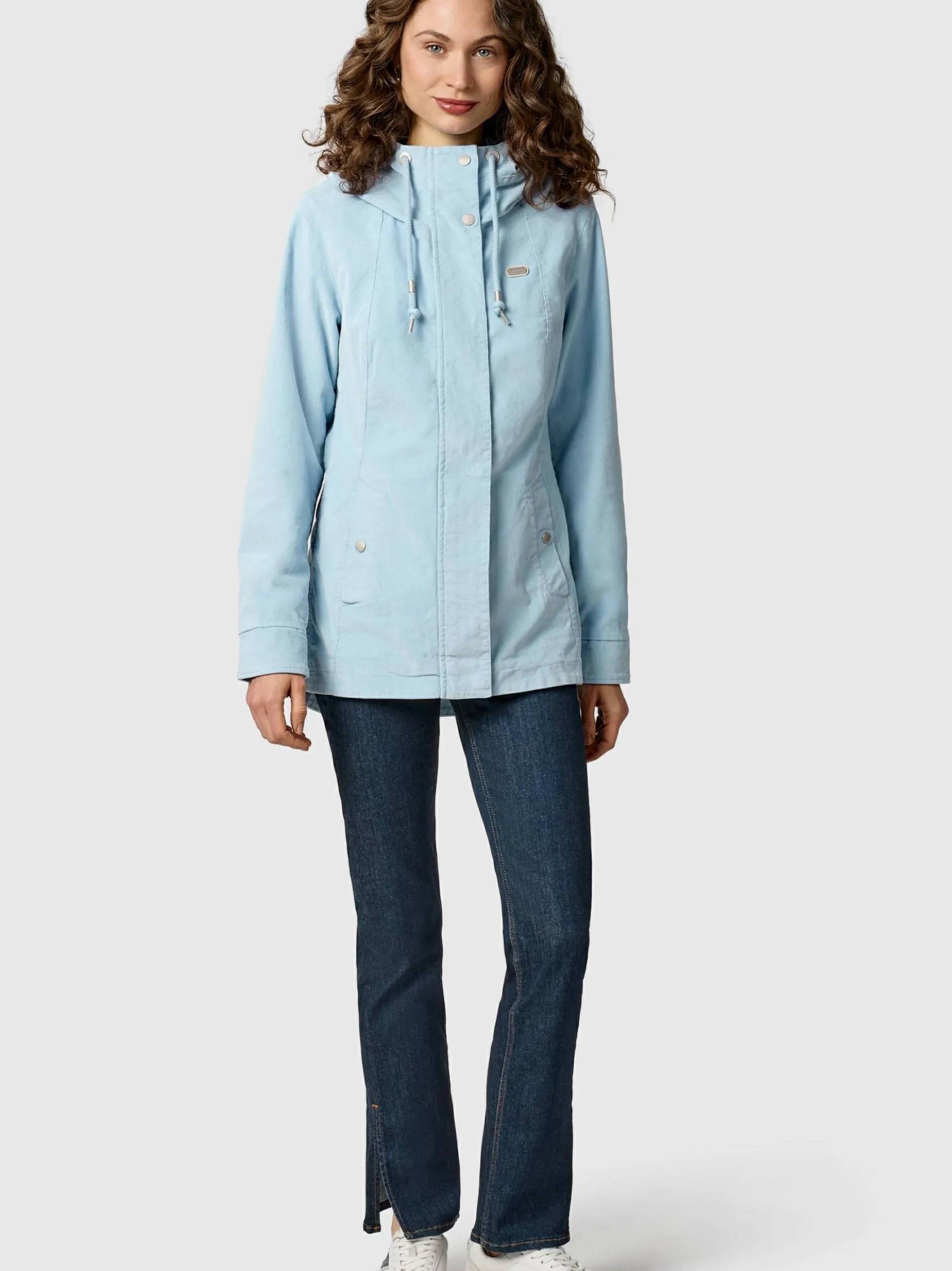 Ragwear Damen Cordjacke - Alvena Cordy YOUMODO in blau