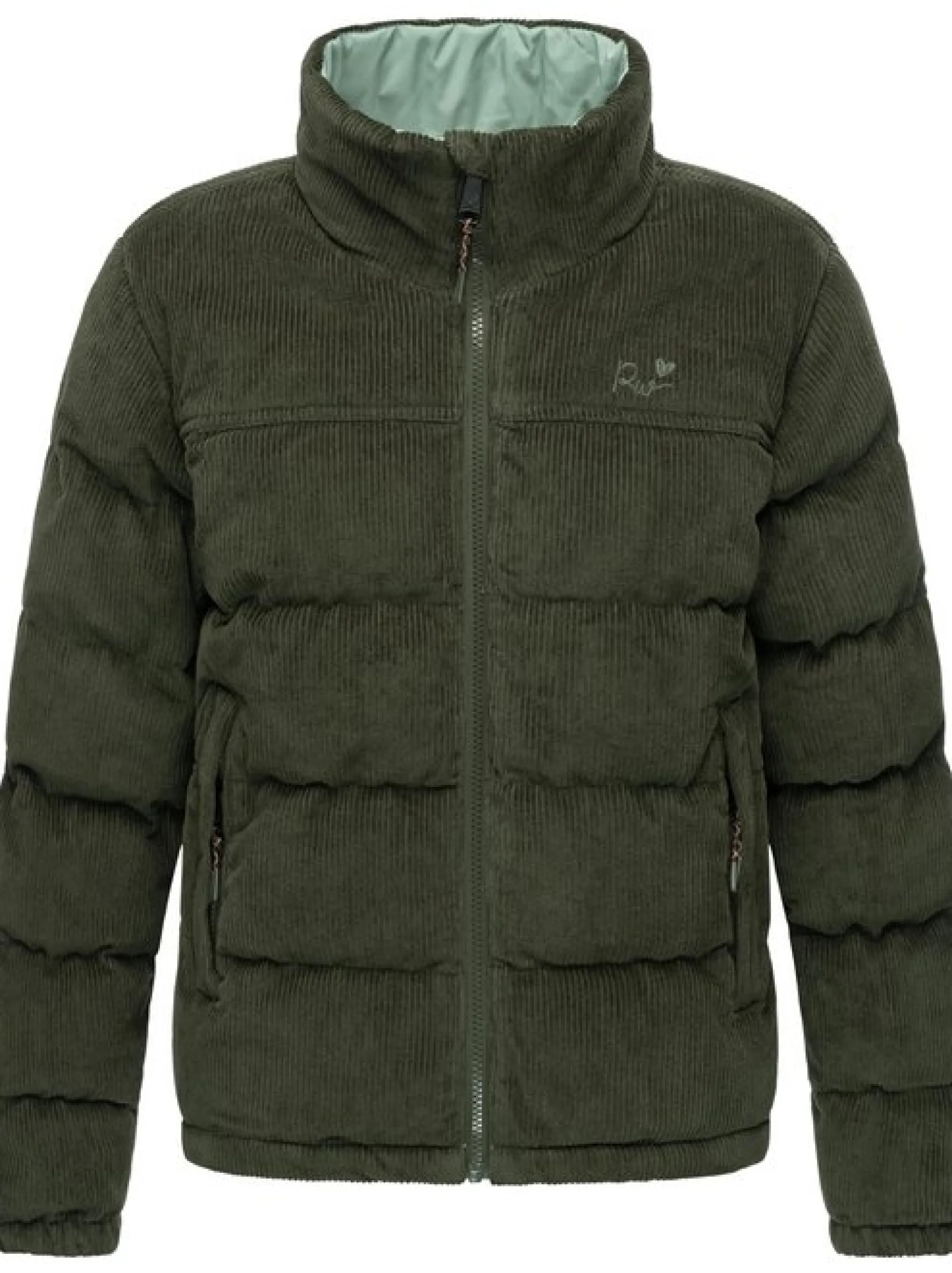 Ragwear Damen Cordjacke - Uxia in oliv