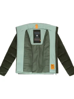 Ragwear Damen Cordjacke - Uxia in oliv