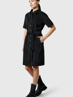 Ragwear Damen Cordkleid - YOUMODO in schwarz
