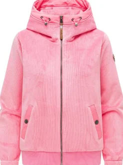 Ragwear Damen Fleecejacke - Cousy Short Bonded in pink
