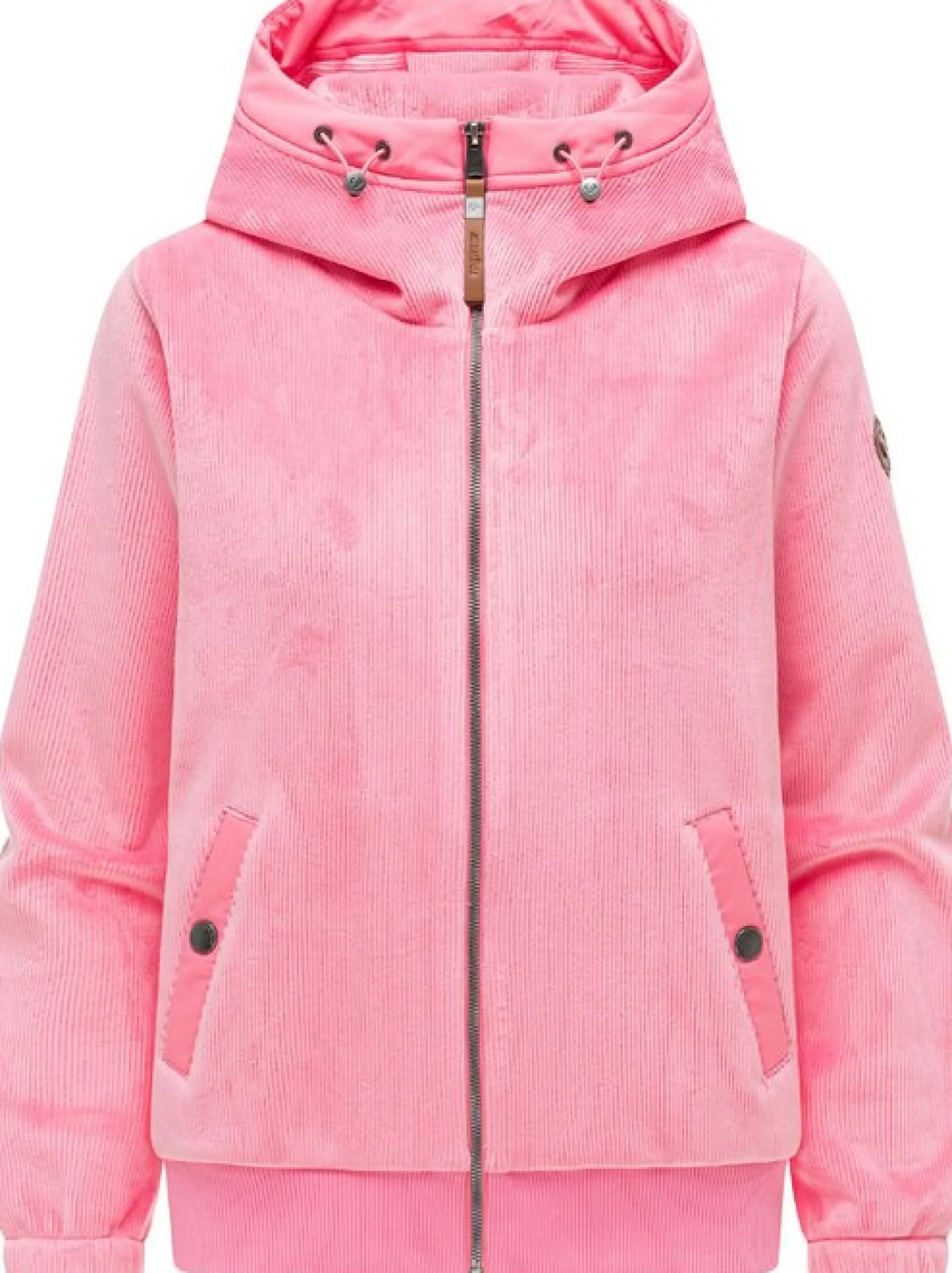 Ragwear Damen Fleecejacke - Cousy Short Bonded in pink
