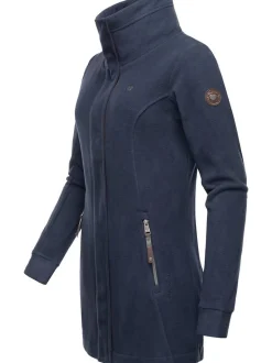 Ragwear Damen Fleecejacke - Letrice Fleece in marine