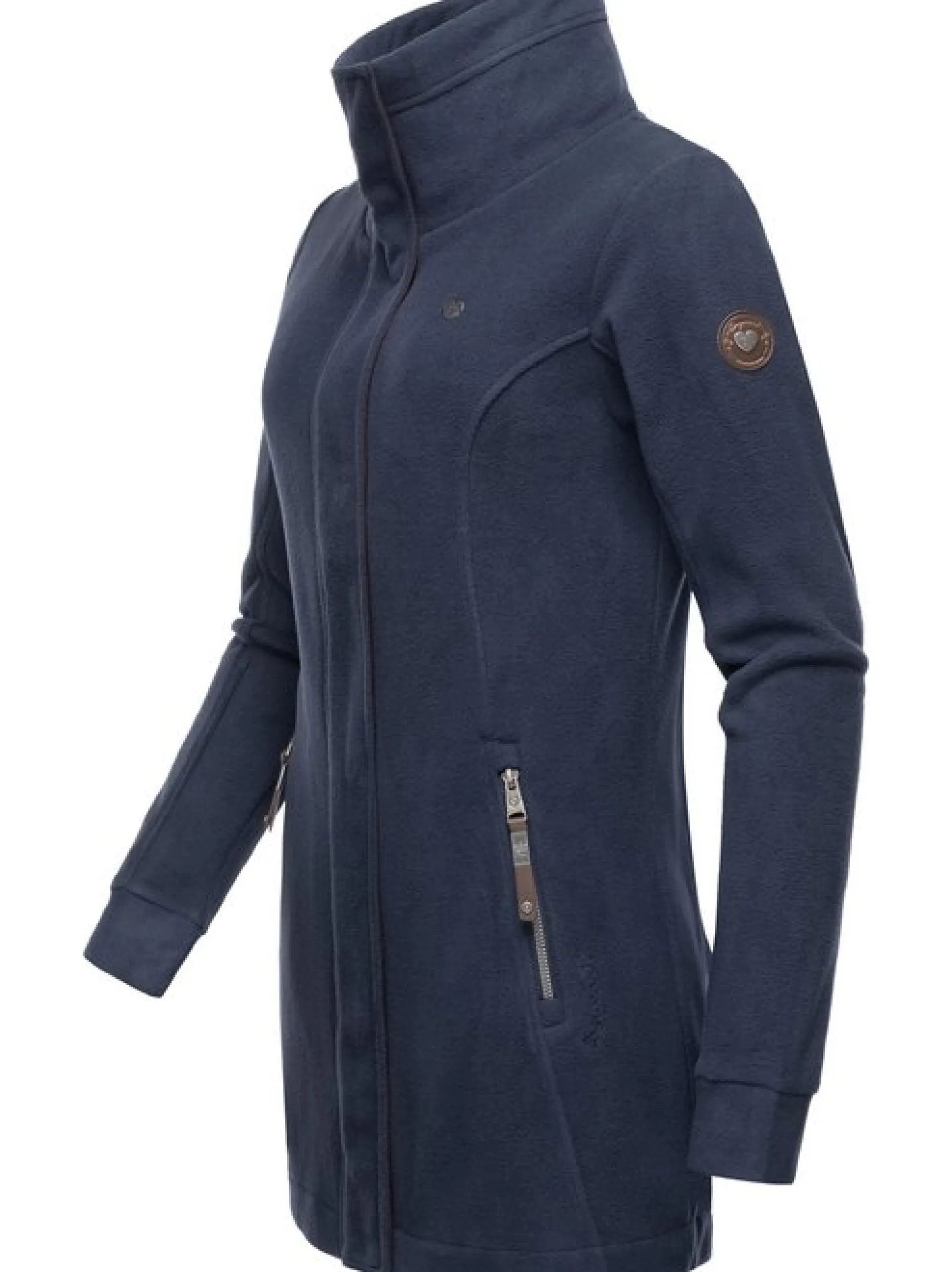Ragwear Damen Fleecejacke - Letrice Fleece in marine