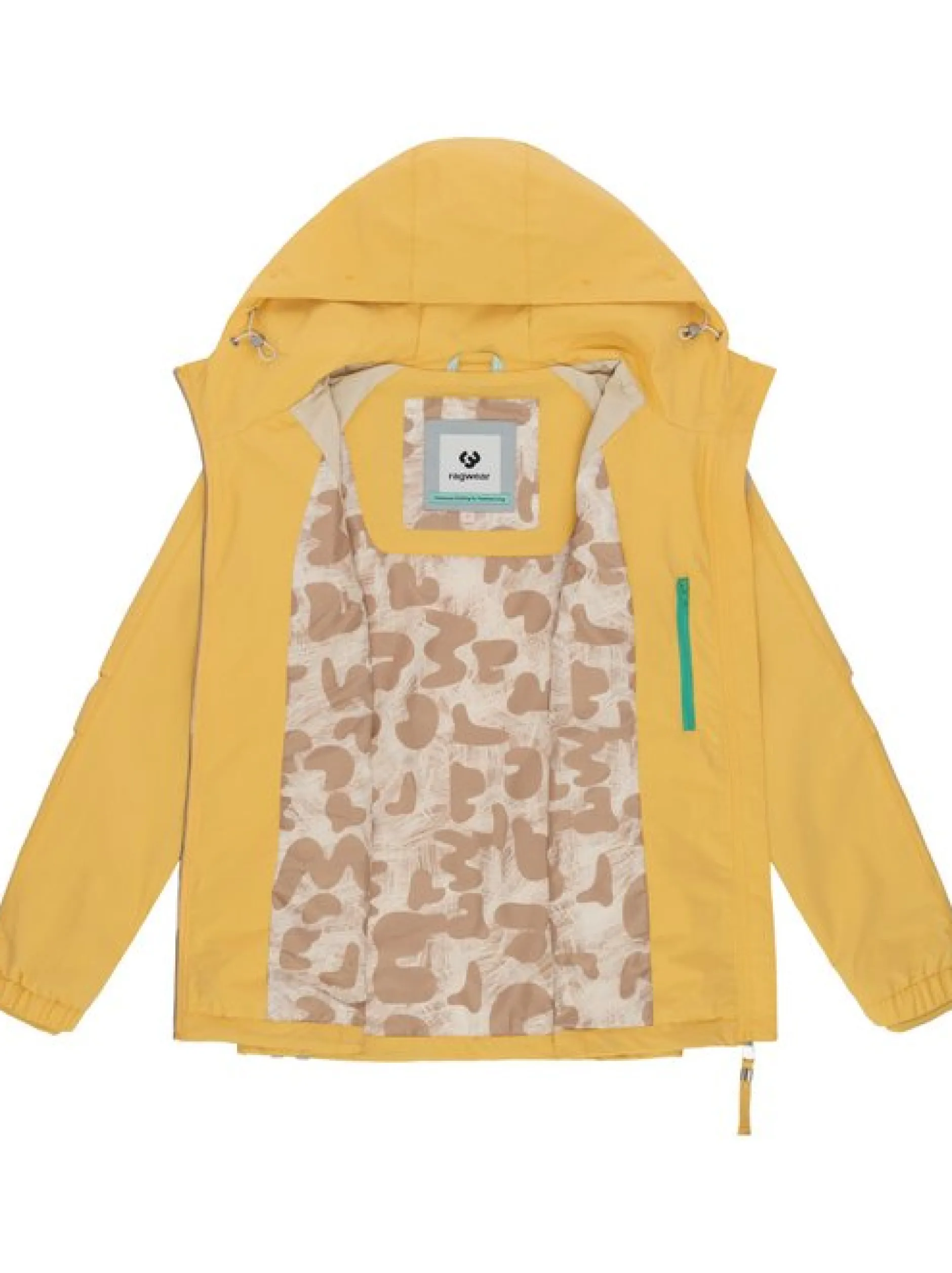 Ragwear Damen Funktionsjacke - Dizzea in gelb
