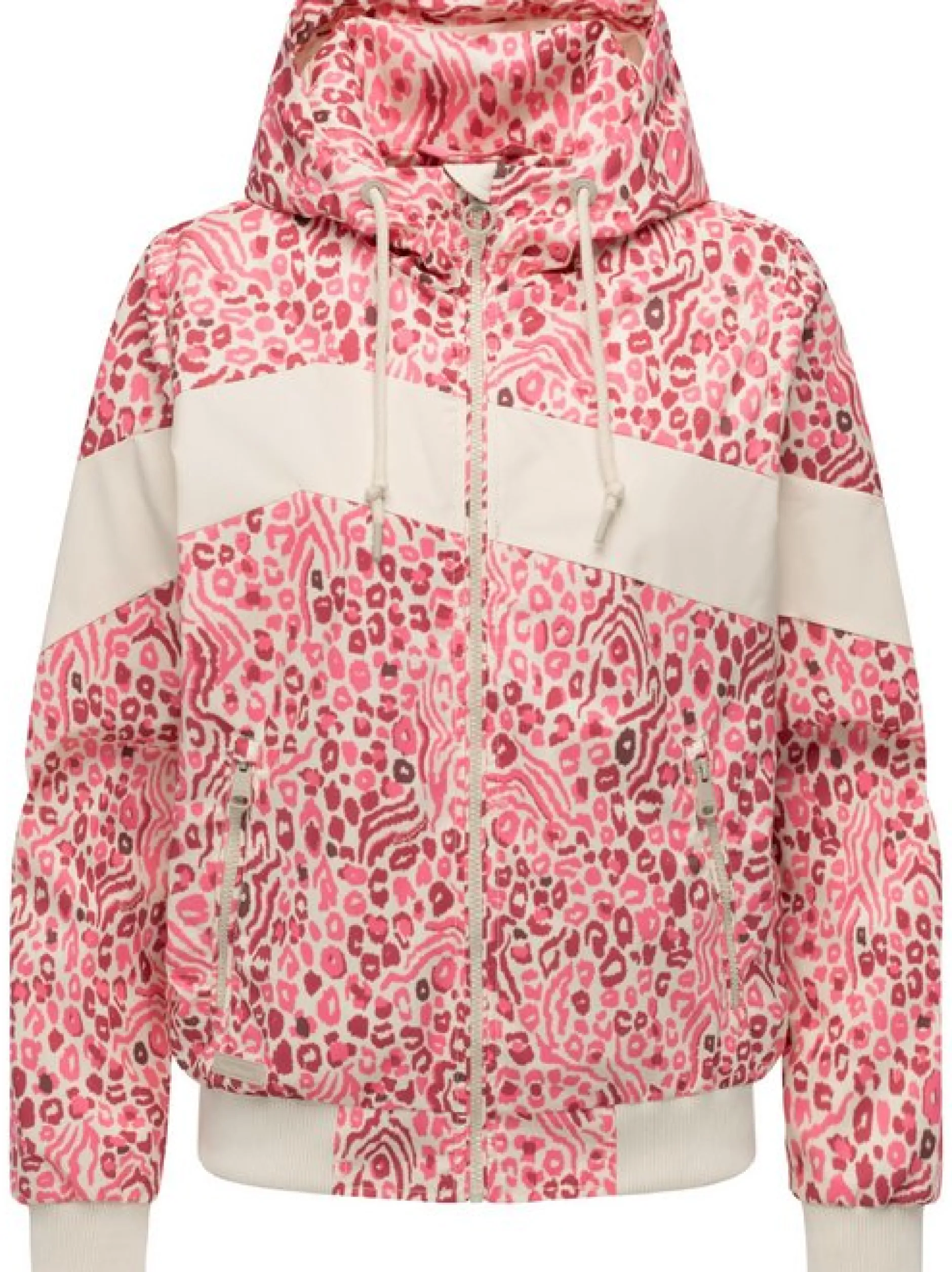 Ragwear Damen Funktionsjacke - Oggie Block Leo YOUMODO in pink
