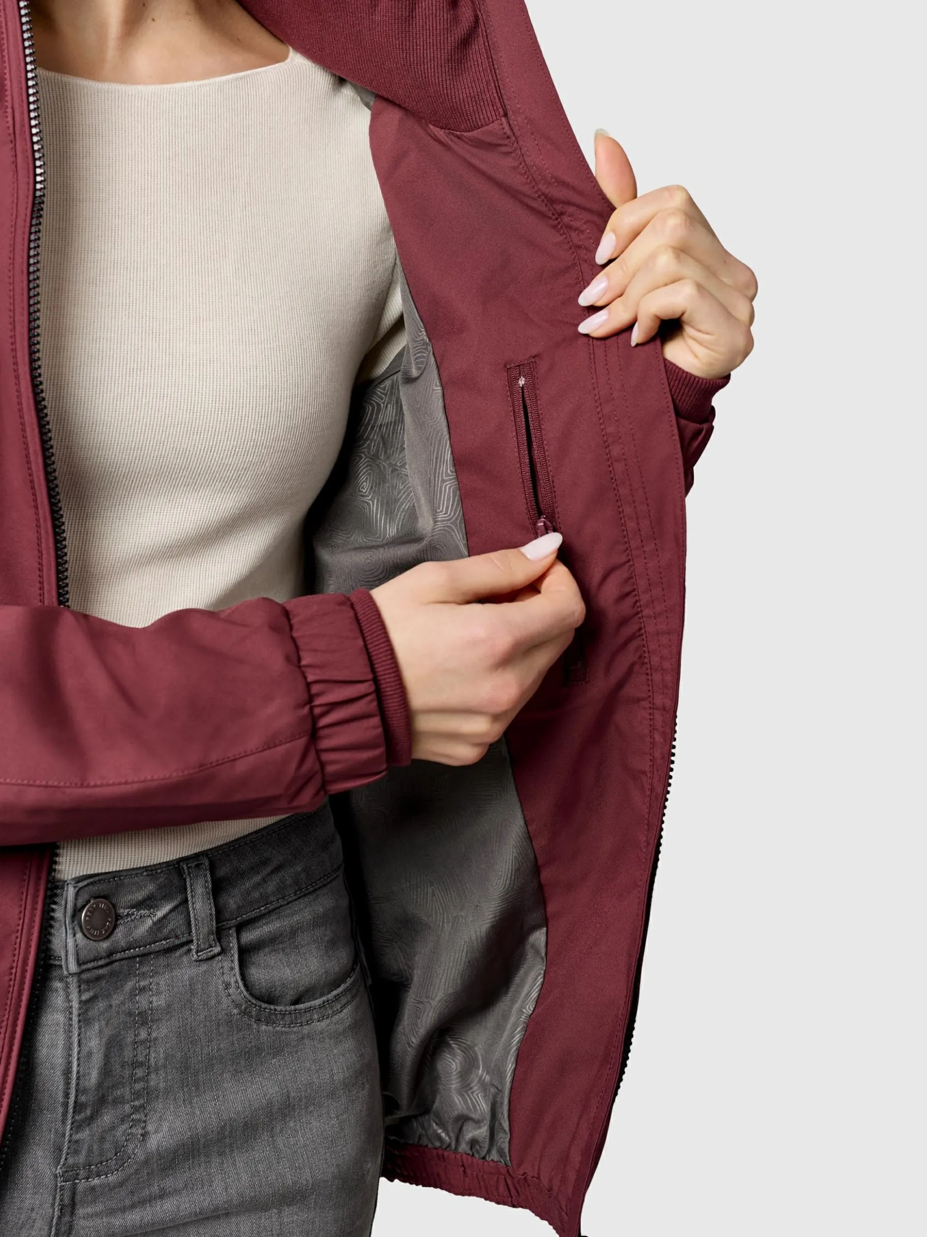 Ragwear Damen Funktionsjacke - Dizzie B YOUMODO in lila