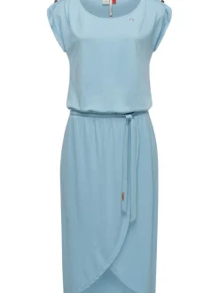 Ragwear Damen Jerseykleid - Ethany in aqua