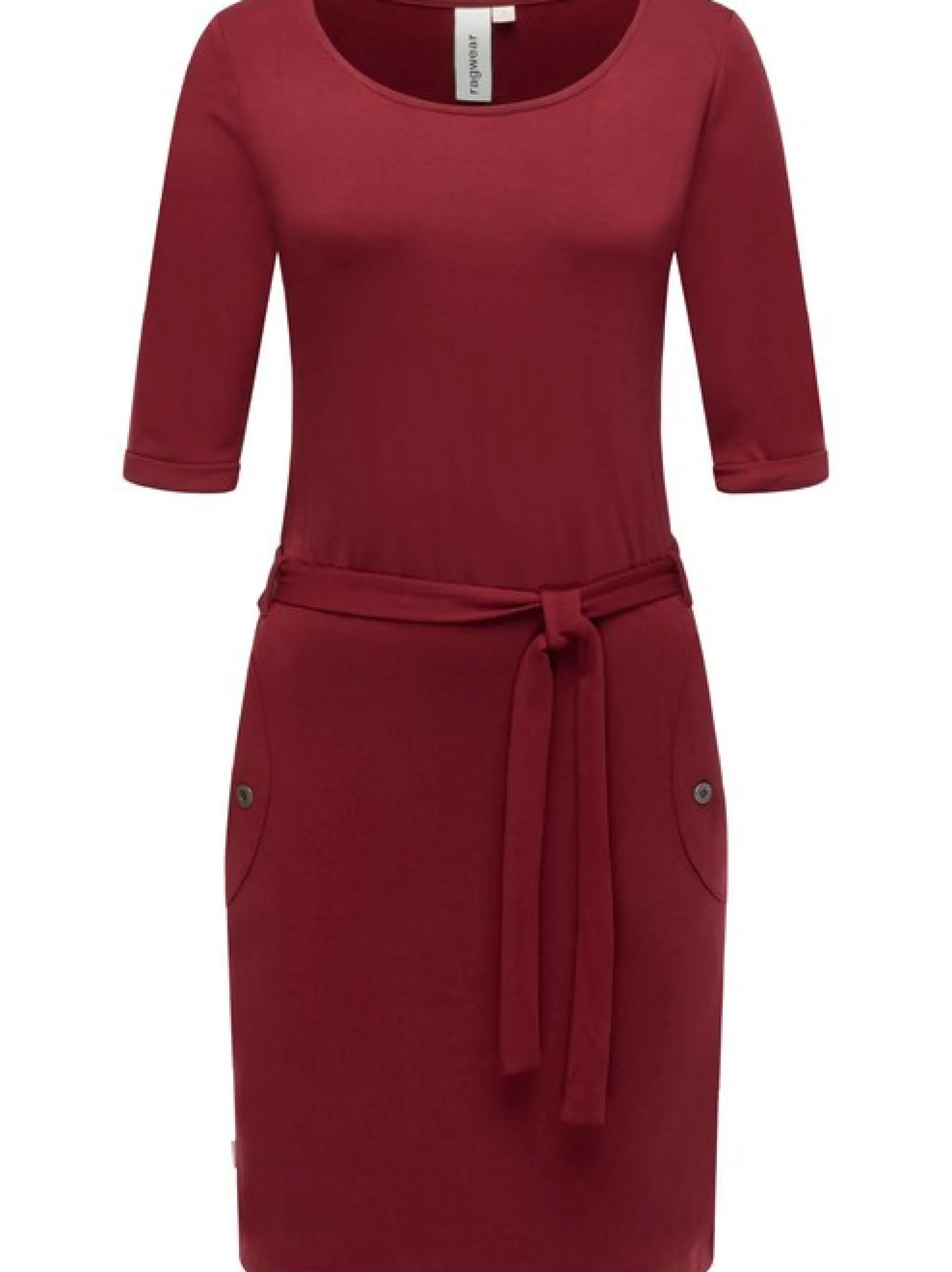 Ragwear Damen Jerseykleid - Kenisha in bordeaux
