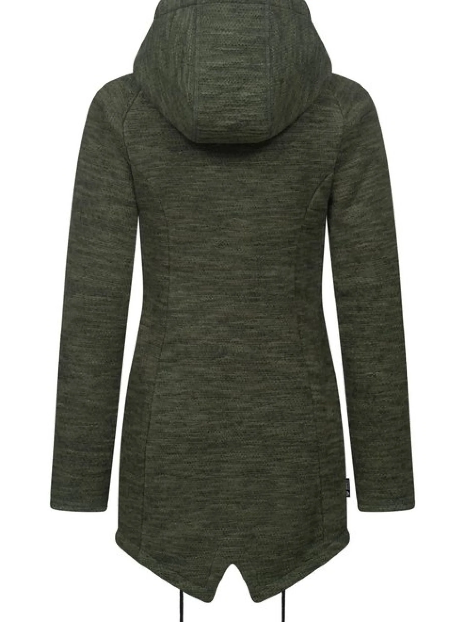 Ragwear Damen Kapuzenstrickjacke - Wingi Melange in oliv