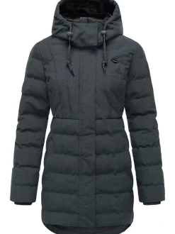 Ragwear Damen Kurzmantel - Ashanta in grau