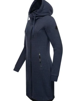 Ragwear Damen Kurzmantel - Letti Long in marine