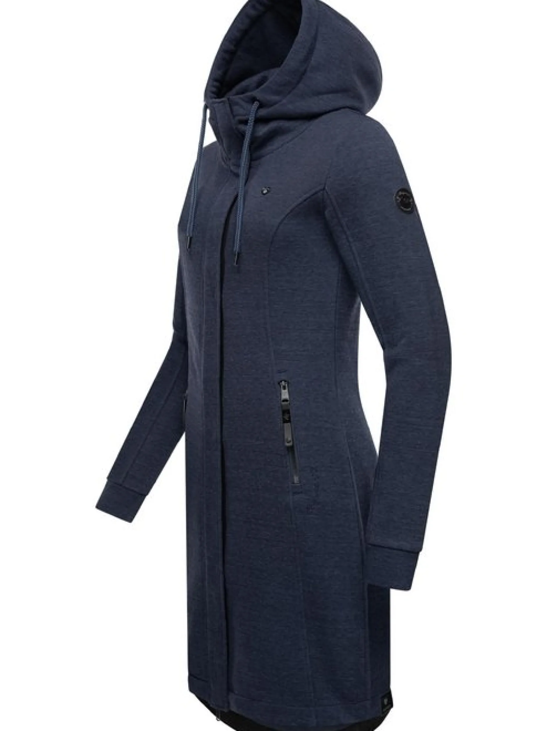 Ragwear Damen Kurzmantel - Letti Long in marine