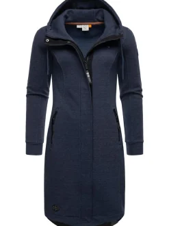 Ragwear Damen Kurzmantel - Letti Long in marine