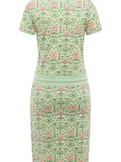 Ragwear Damen Minikleid - Baomi in grün - Länge: kurz