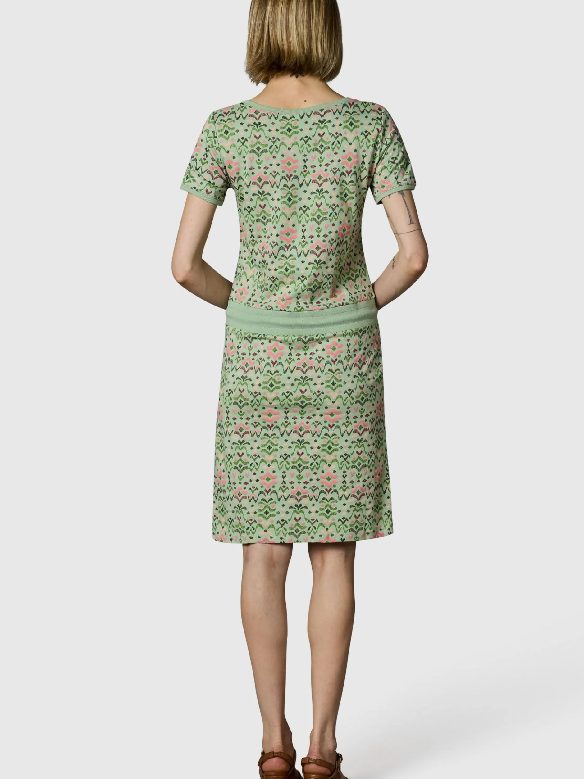 Ragwear Damen Minikleid - Baomi in grün - Länge: kurz