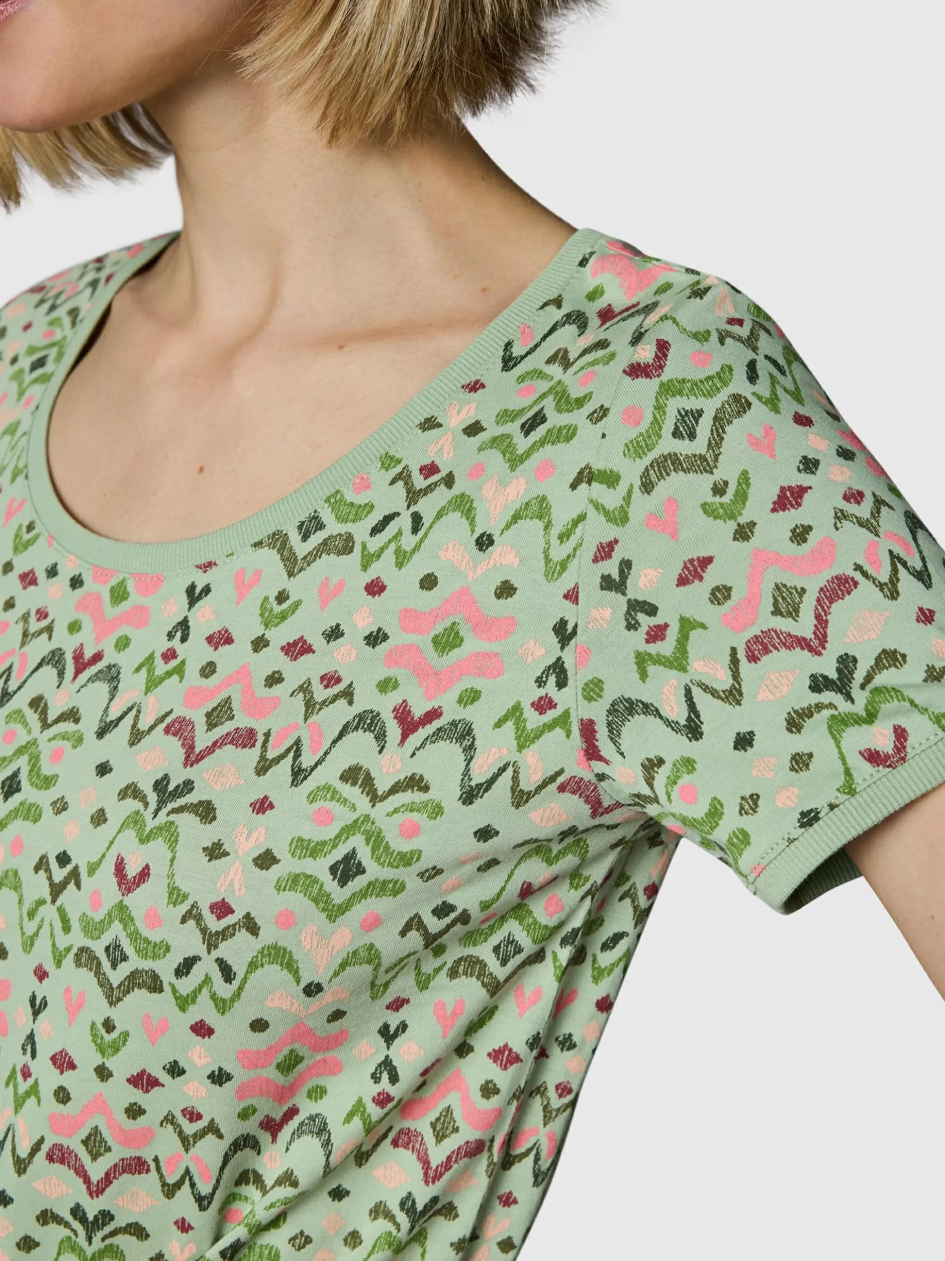 Ragwear Damen Minikleid - Baomi in grün - Länge: kurz