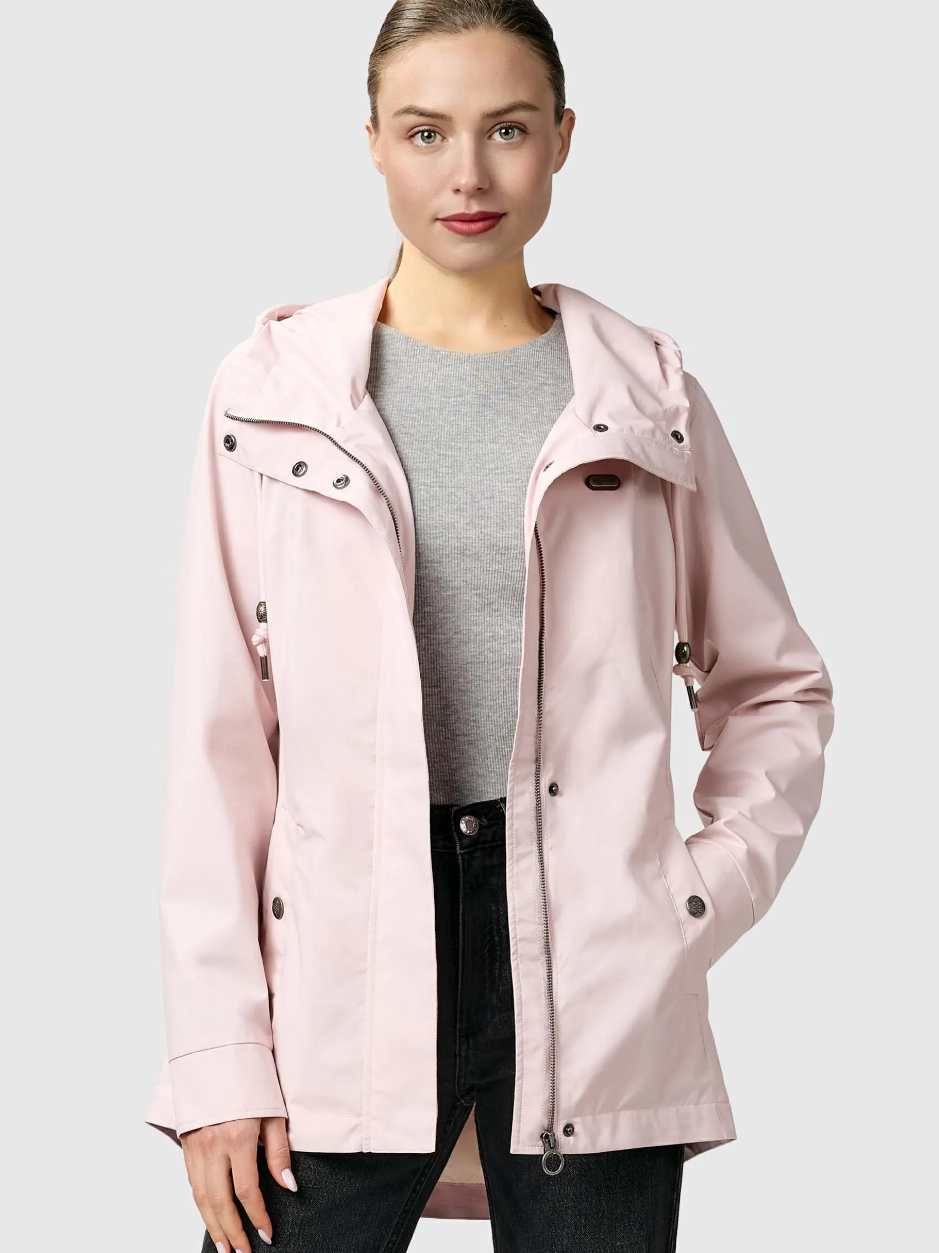 Ragwear Damen Outdoorjacke - Alvena Summer YOUMODO in rosa