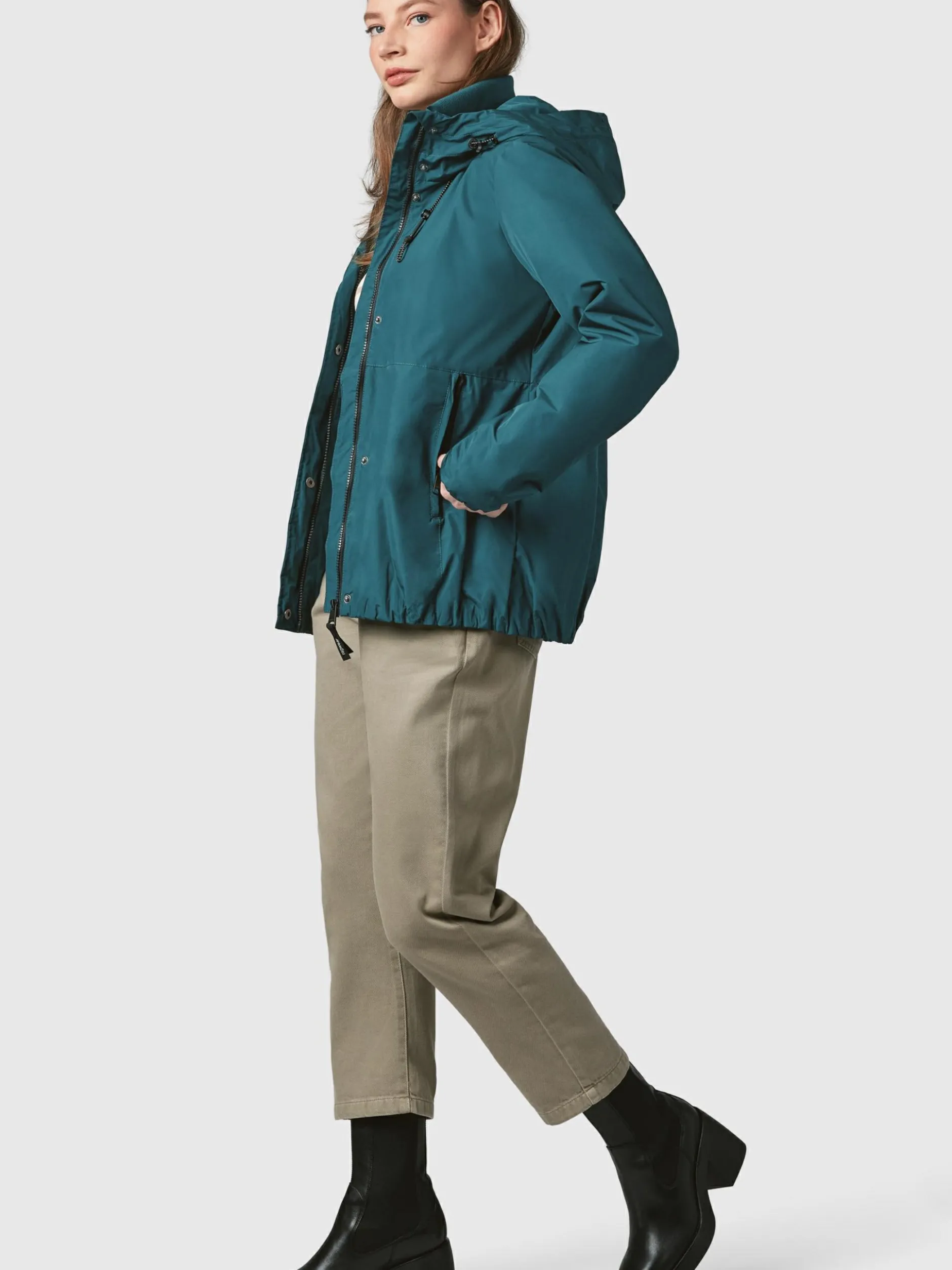 Ragwear Damen Outdoorjacke - Sunniva Light in petrol