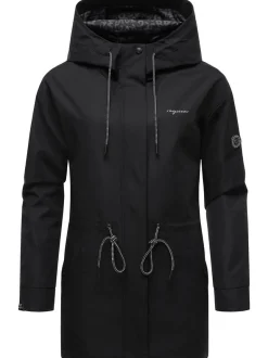 Ragwear Damen Outdoorjacke - Urbanna Remake in schwarz