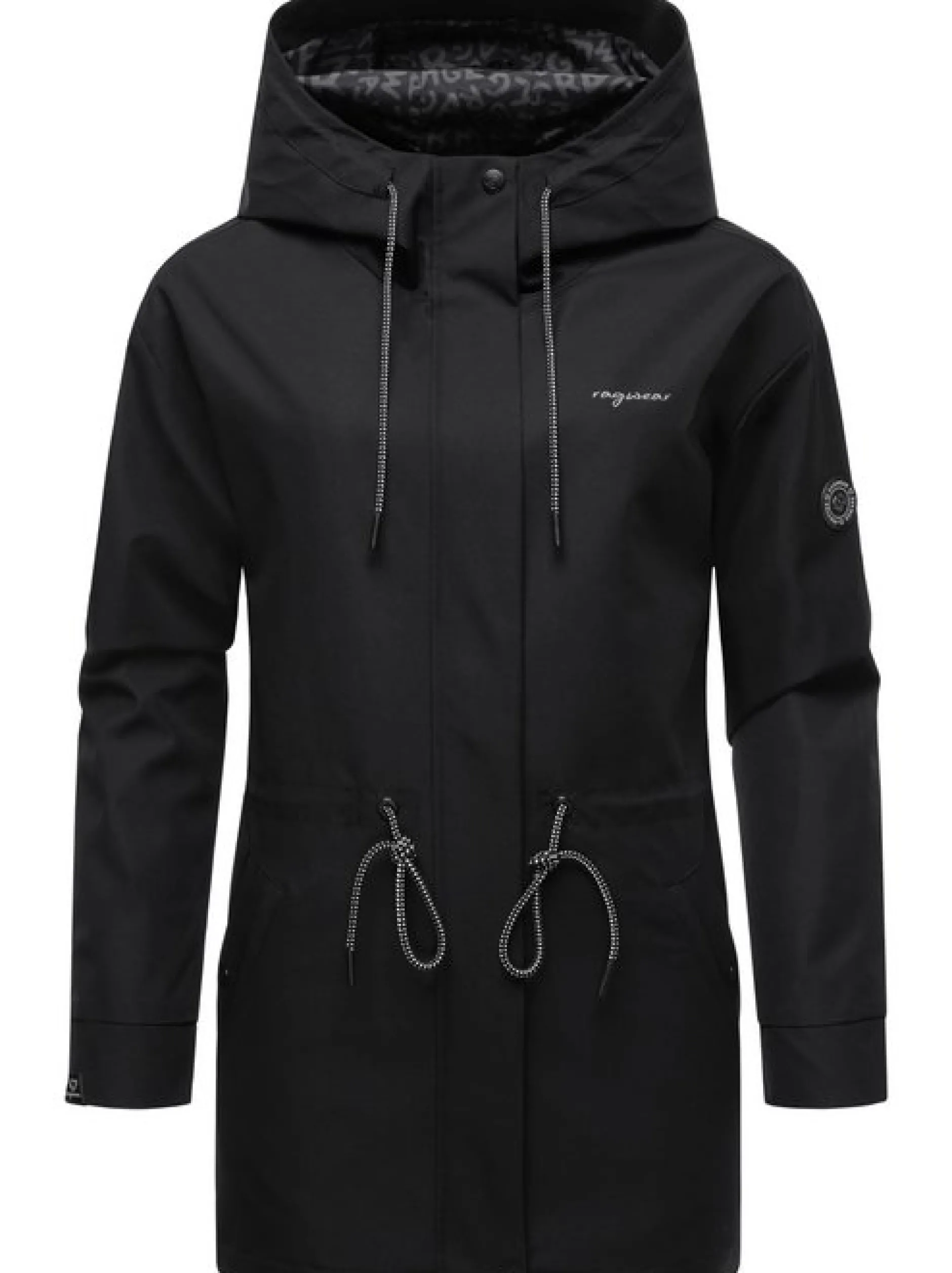 Ragwear Damen Outdoorjacke - Urbanna Remake in schwarz
