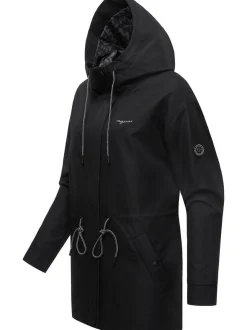 Ragwear Damen Outdoorjacke - Urbanna Remake in schwarz