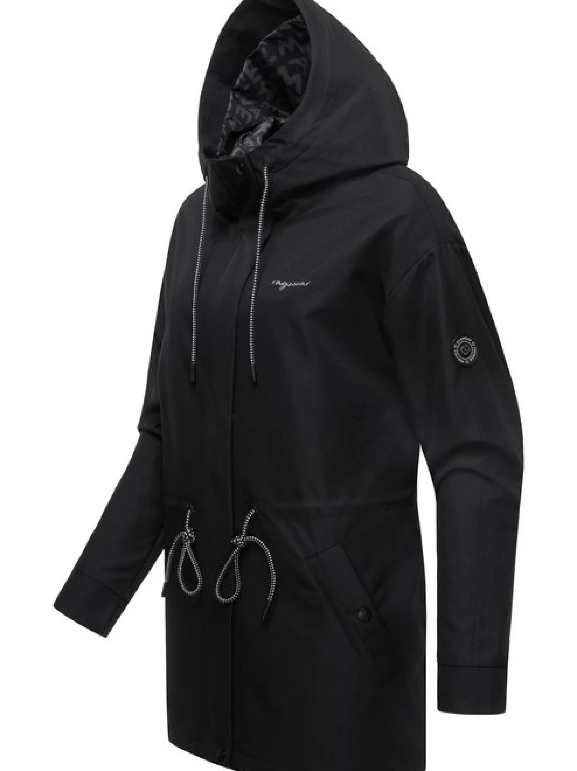 Ragwear Damen Outdoorjacke - Urbanna Remake in schwarz