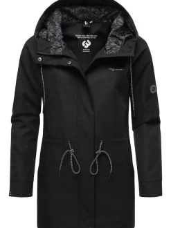 Ragwear Damen Outdoorjacke - Urbanna Remake in schwarz