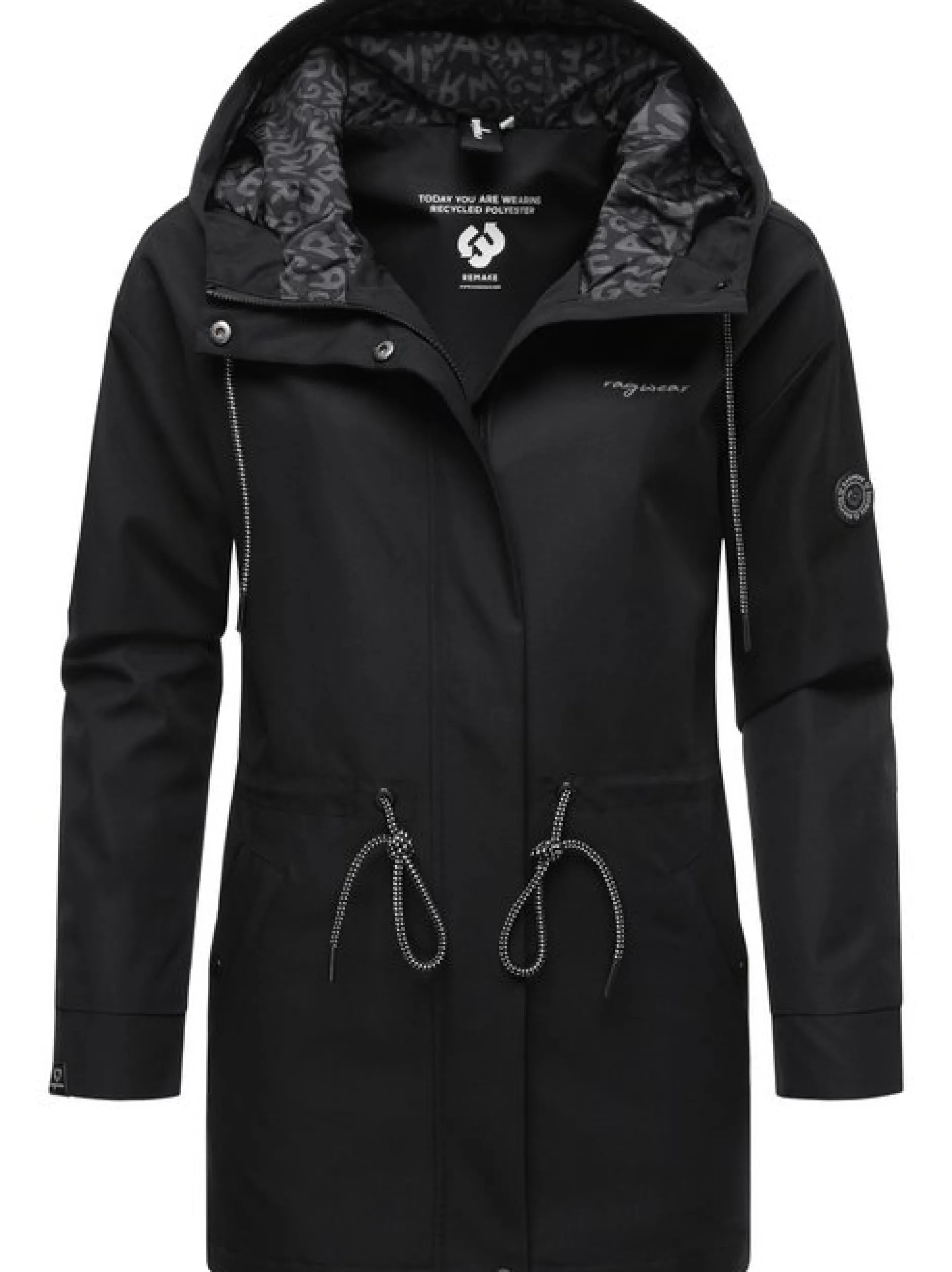 Ragwear Damen Outdoorjacke - Urbanna Remake in schwarz