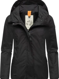 Ragwear Damen Outdoorjacke - Vannesa in schwarz