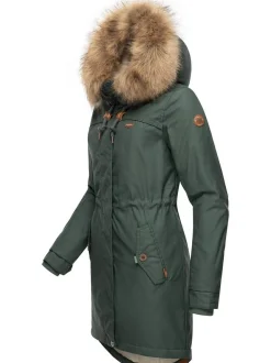 Ragwear Damen Parka - Tawny in grün