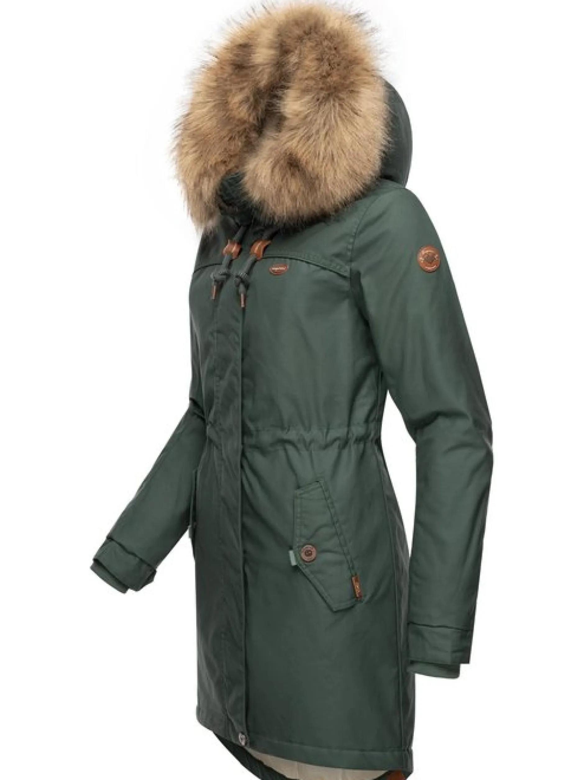 Ragwear Damen Parka - Tawny in grün