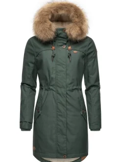 Ragwear Damen Parka - Tawny in grün
