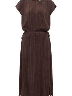 Ragwear Damen Plisseekleid - Galit YOUMODO in schoko