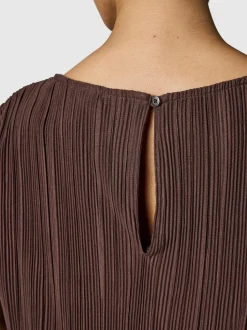 Ragwear Damen Plisseekleid - Galit YOUMODO in schoko