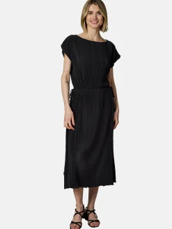 Ragwear Damen Plisseekleid - Galit YOUMODO in schwarz