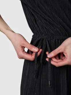 Ragwear Damen Plisseekleid - Galit YOUMODO in schwarz