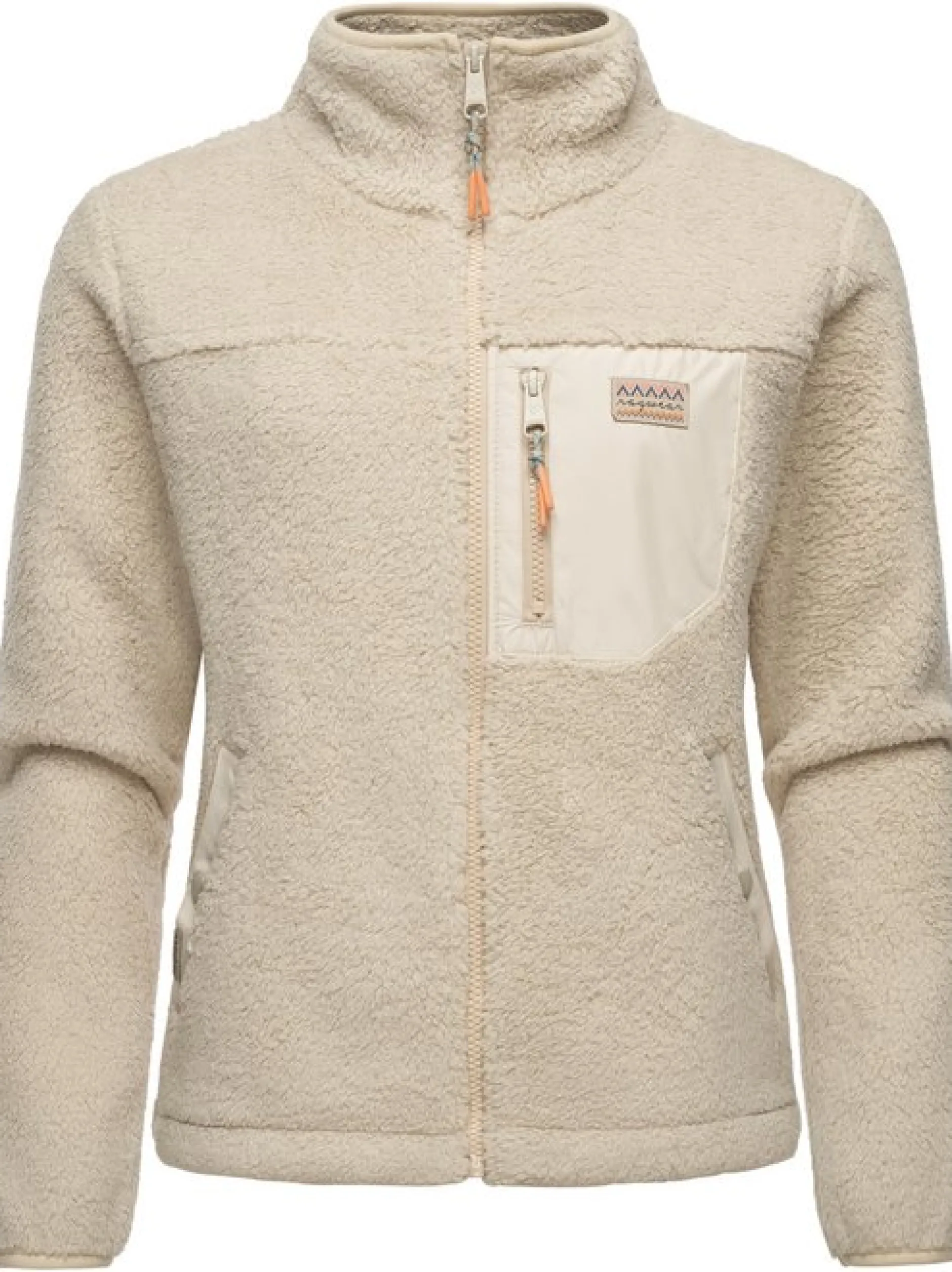 Ragwear Damen Plüschjacke - Alaris in ecru