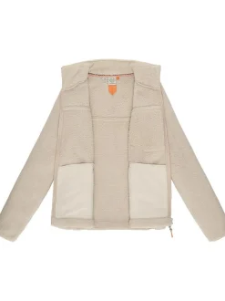 Ragwear Damen Plüschjacke - Alaris in ecru