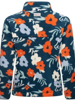 Ragwear Damen Plüschjacke - Appopis Print in petrol