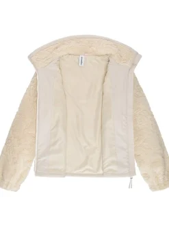Ragwear Damen Plüschjacke - Nordicka II in ecru