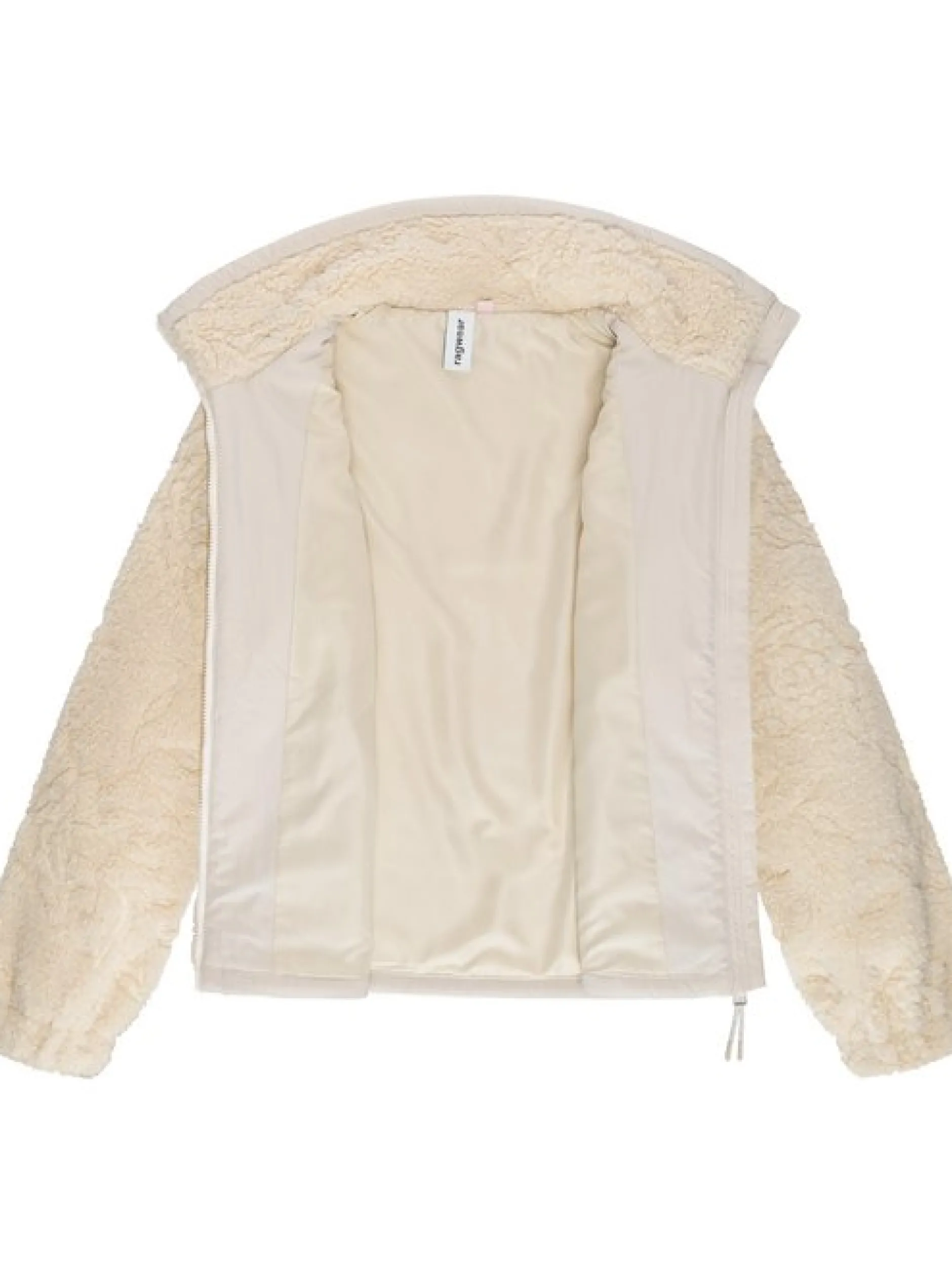 Ragwear Damen Plüschjacke - Nordicka II in ecru