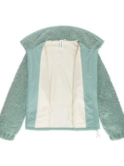 Ragwear Damen Plüschjacke - Nordicka II in grün