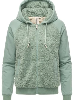 Ragwear Damen Plüschjacke - Talianita YOUMODO in grün
