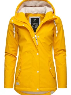 Ragwear Damen Regenjacke - Marge in gelb