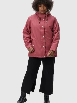 Ragwear Damen Regenjacke - Marge in rosa