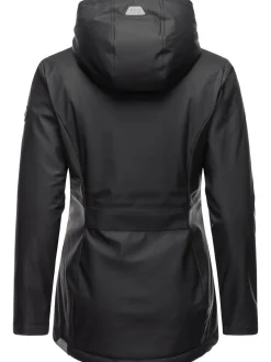 Ragwear Damen Regenjacke - Marge in schwarz