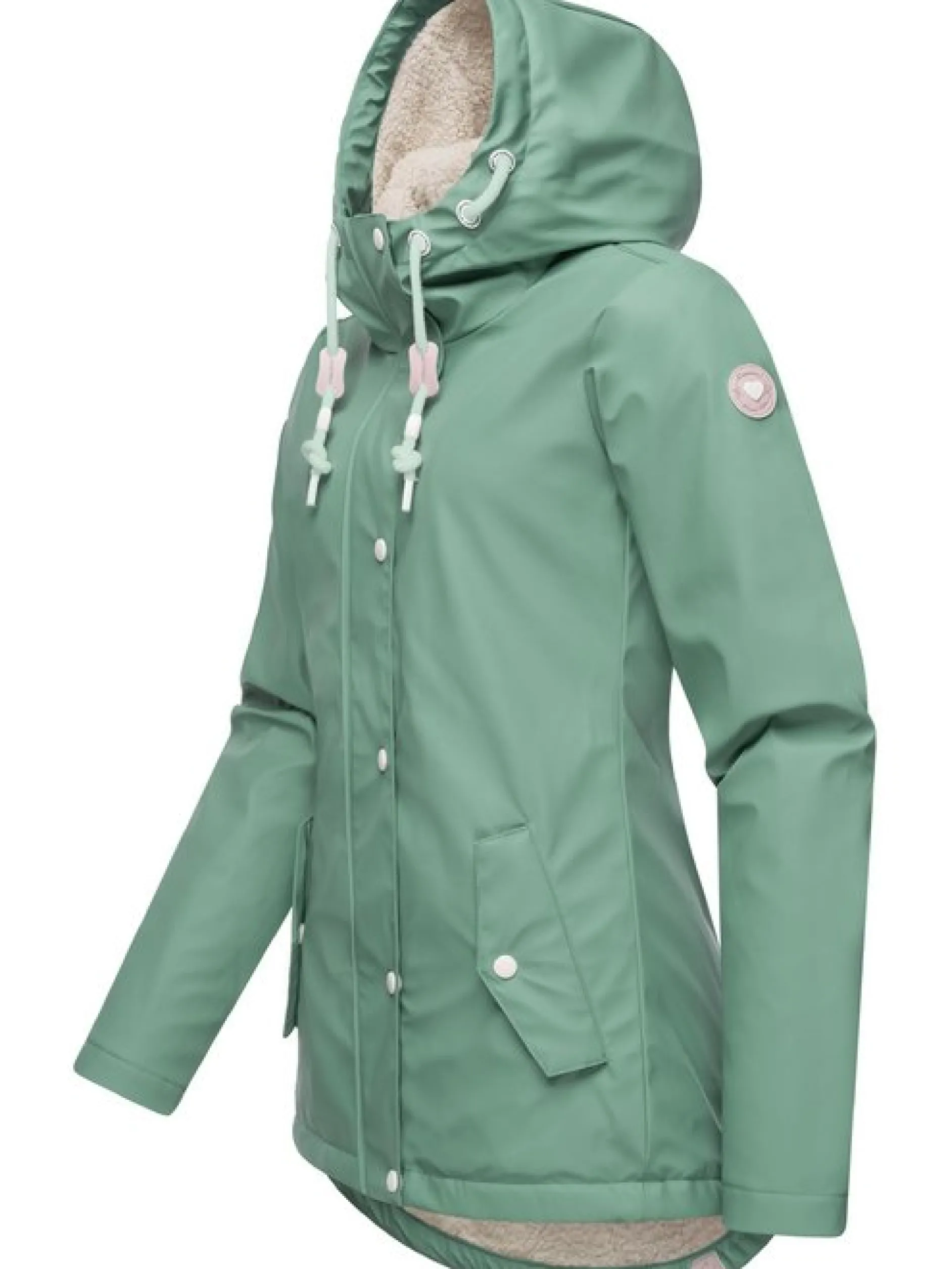 Ragwear Damen Regenjacke - Marge in grün