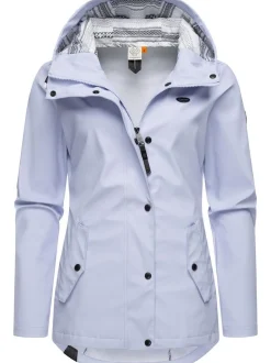 Ragwear Damen Regenjacke - YM-Marge in hellblau