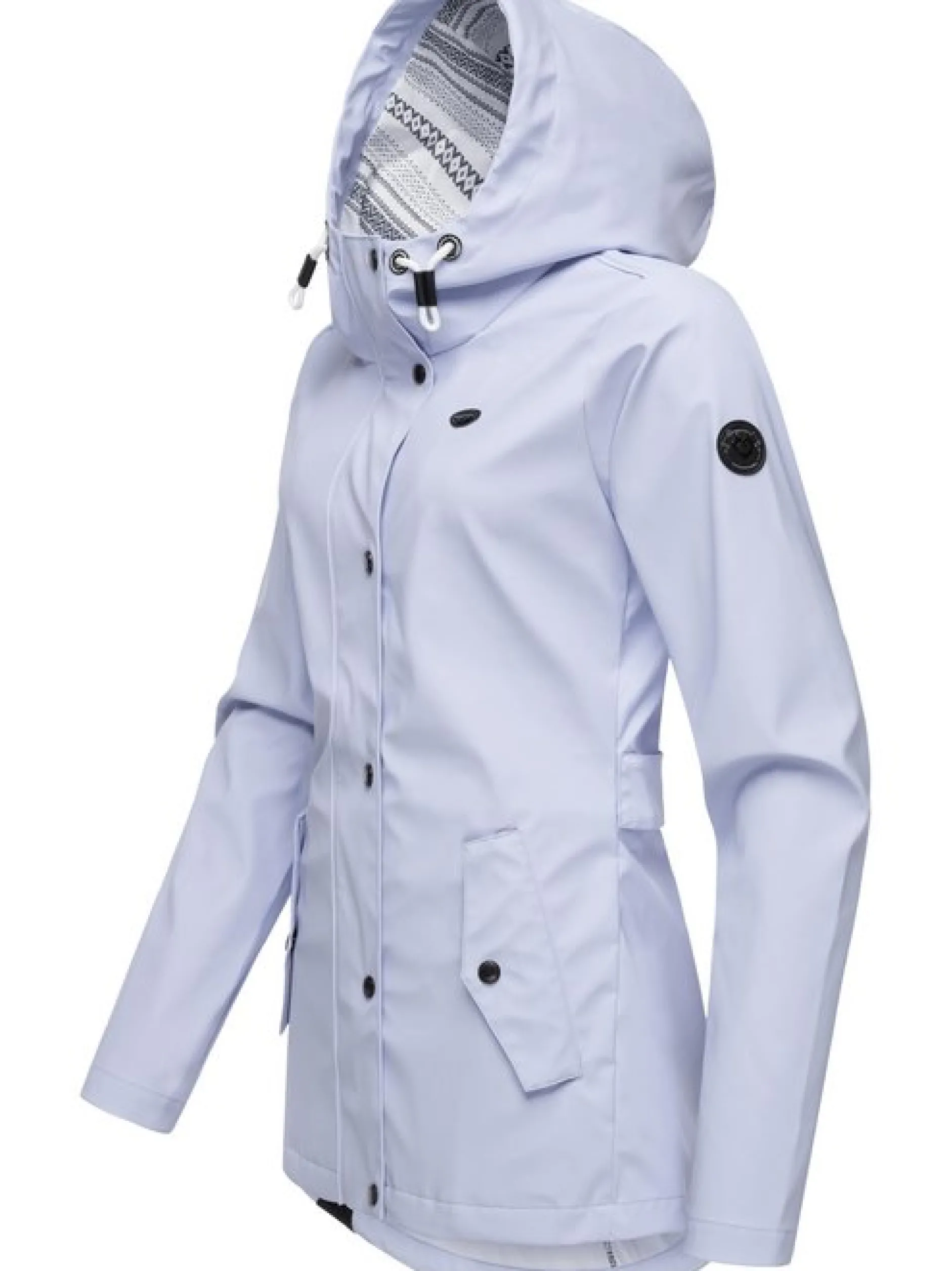 Ragwear Damen Regenjacke - YM-Marge in hellblau